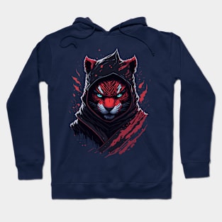 Tiger Ninja Vector Art Hoodie